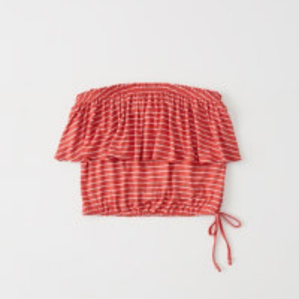 Abercrombie and fitch striped tube top